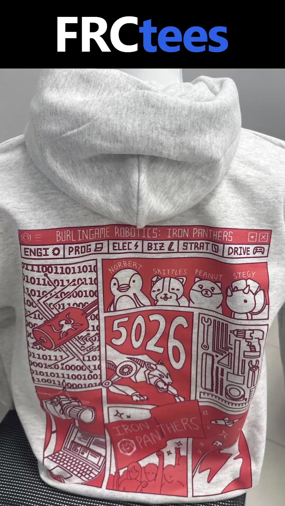 FRCtees team merch store promo